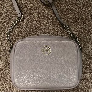 Lavender Michael Kors crossover purse